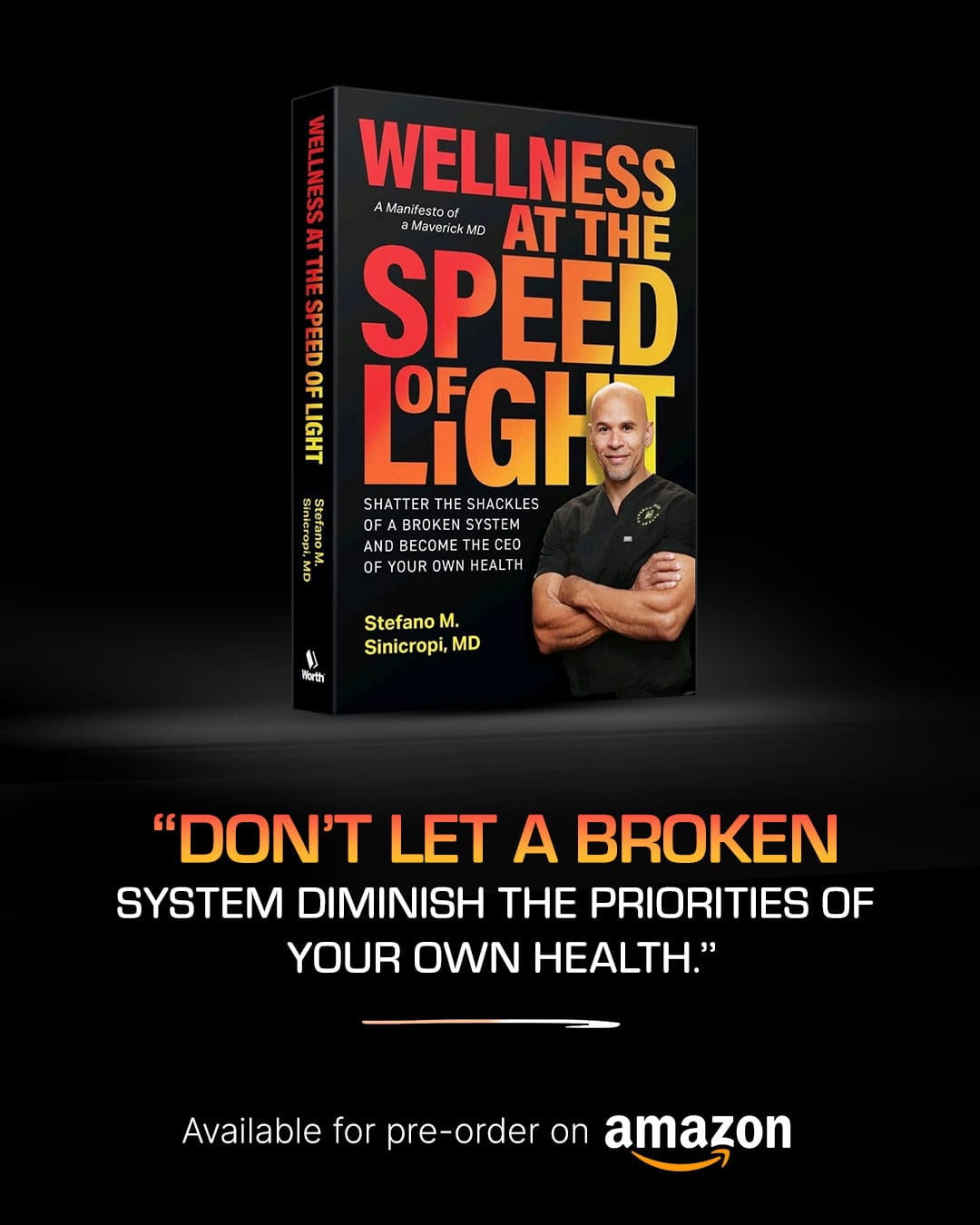 Wellness at the speed of light book graphic